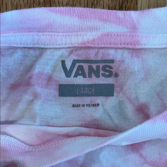 Vans Pink and White Tie-Dye Crop Top - Picture 3 of 4